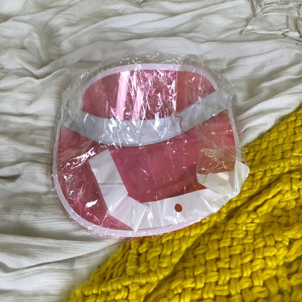 Pink visor